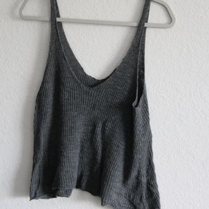 American Eagle Medium Knit V Neck Tank Top